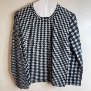 Comme Des Garçons Houndstooth Pattern Shirt